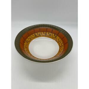 Vintage 1960s Mid Century Stoneware Soup Bowl Casual Ceram Galaxy 8007 Japan